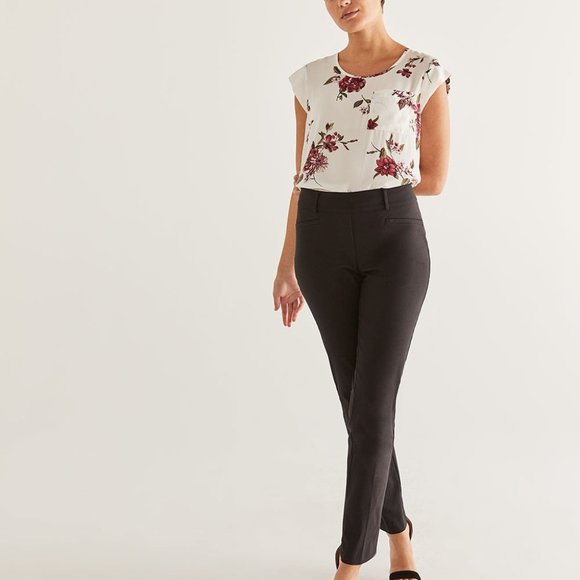 💖HOST PICK💖 Reitmans Black Straight Leg Pull On Pants The Iconic (Size 14) - Picture 6 of 12